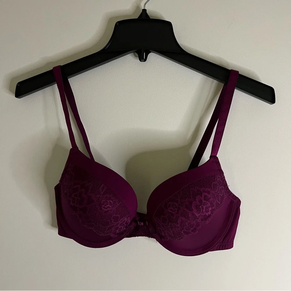 Maidenform Push-Up Bra - 38B, Violet - Picture 7 of 9